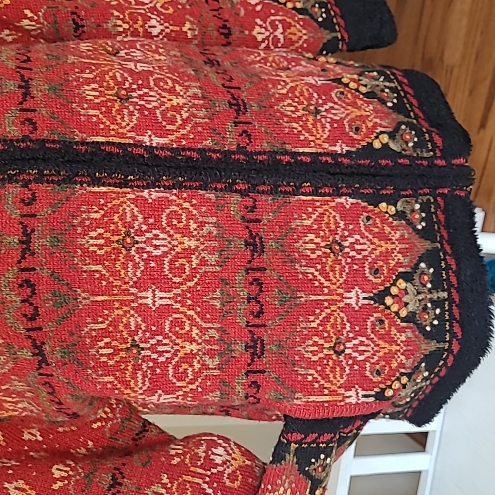 Icelandic Design Wool Fully Lined Sweater Cardigan Jacket - Front Zipper Closure - Picture 3 of 16